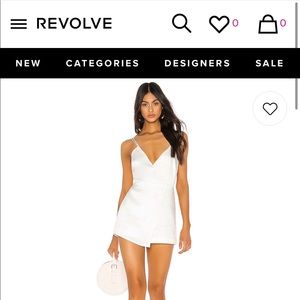 Lovers + Friends white romper